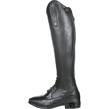 Jezdecká obuv Vysoké boty HKM -VALENCIA: STANDART/ŠIROKÉ- - Černá - 37