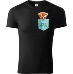 Fenomeno Dětské tričko Pizza Velikost: 134 cm/ 8 let, Barva trička: Bílé