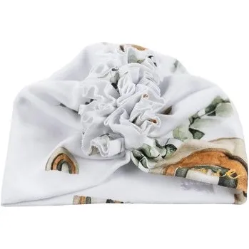 Kojenecká čepice ENIE BABY dětská čepice TURBAN Rainbow 0-3m