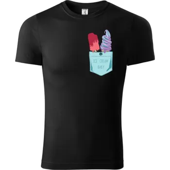 Fenomeno Dětské tričko Zmrzlina Velikost: 146 cm/10 let, Barva trička: Bílé