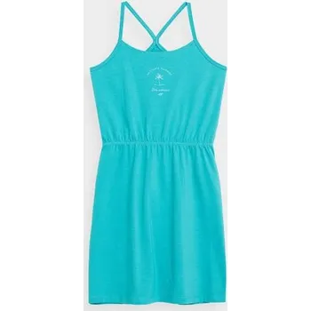 Dívčí oblečení Dívčí šaty pro mládež 4FJSS23TDREF026 46S - 4F 134 cm