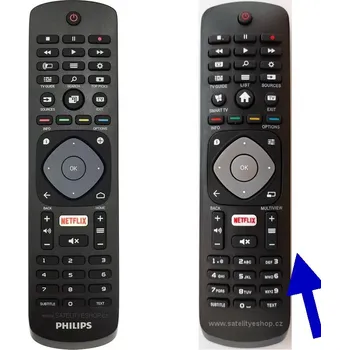 Philips 32PFS5501/12 dálkový ovladač náhradní
