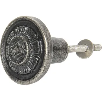 Dveřní kování Kovová úchytka Patric černošedá