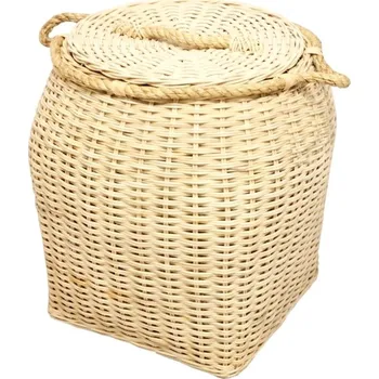 Koš na prádlo Ratanový prádelní koš BELLY natur vysoký