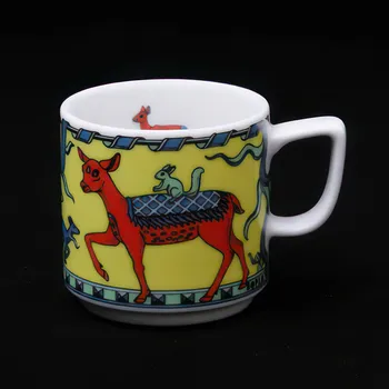 Šálek espresso, Faon, žlutý, 90 ml, Bopla!