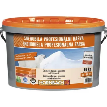 barva na zeď Barva na zeď Hornbach Sněhobílá profesionální bez konzervantů 16 kg