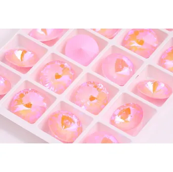 Dětské navlékací korálky Rivoli 12 mm - Light rose č. 378