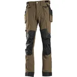 CXS NAOS / Pánské kalhoty do pasu, HV doplňky - khaki 54