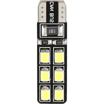 Autožárovka Rabel LED autožárovka T10 W5W Canbus 12 smd 2835 bílá, boční
