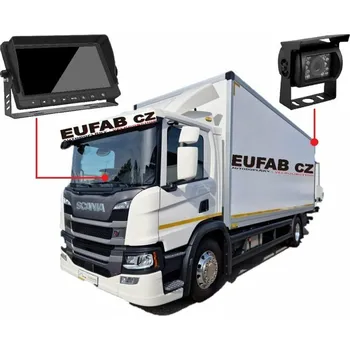 Parkovací asistent Profi AHD kamerový systém 10" s kvadrátorem 12/24V a DVR nahráváním