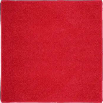 Koberec Kusový koberec Eton červený 15 čtverec, 100x100, červená, kuchyně, Spoltex - 1 rok na vrácení + DOPRAVA ZDARMA k Vám i zpět
