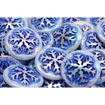 Korálek Skleněný kabošon č.1566 - 21 mm