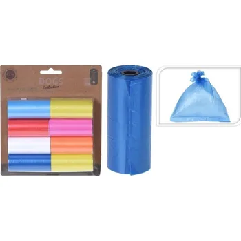 sáček na exkrement sáček DOGS na psí exkrementy PE mix barev (160ks)