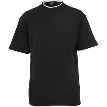 Contrast Tall Tee - blk/wht 5XL