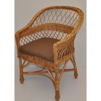 Axin Trading s.r.o. Křeslo Rudnik - polstr hnědý melír