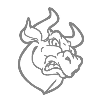 Samolepící dekorace SAMOLEPKA Býk 013 pravá rozzuřený (17 - šedá) NA AUTO, NÁLEPKA, FÓLIE, POLEP, TUNING, VLASTNÍ TEXT, TISK, AUTOSAMOLEPKY.cz, POLEPY, OBRÁZEK, LOGO, SAMOLEPKY