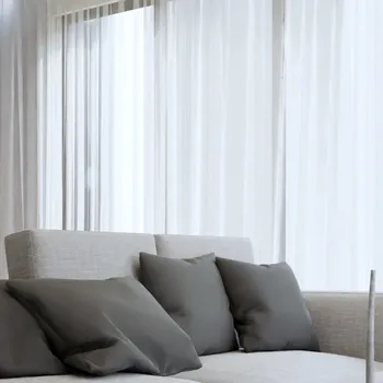 Záclona Enzo s olůvkem - nehořlavá obšití okrajů 300