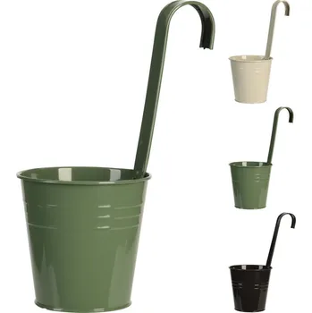 Květináč květináč dekorační 13cm závěsný, plech mix barev