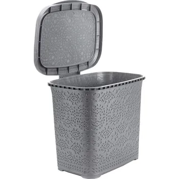 Odpadkový koš Koš odp. MONAKO 9l 26x23x29cm s víkem PH ŠE metalíza