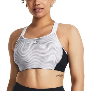 Souprava dámského spodního prádla Podprsenka Under UA HG Armour High Print 1379196-001 Velikost XS