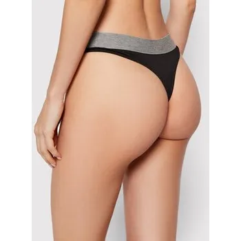 Kalhotky Tommy Jeans Kalhotky string UW0UW02823 Černá M