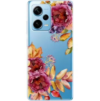 Pouzdro na mobilní telefon Silikonové pouzdro iSaprio - Xiaomi Redmi Note 12 Pro 5G / Poco X5 Pro 5G - Fall Flowers (Odolný silikonový kryt, obal, pouzdro iSaprio - Xiaomi Redmi Note 12 Pro 5G / Poco X5 Pro 5G - Fall Flowers - skvělá ochrana a pružnost, stylový UV potisk, lehkost,)