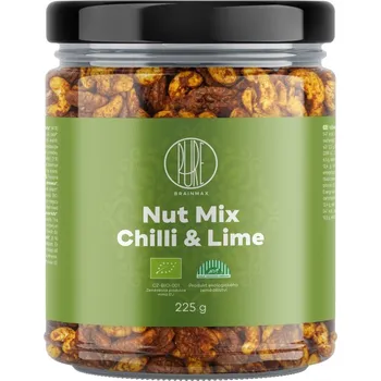 Sušená potravina BrainMax Pure Směs ořechů, Chilli & Limetka BIO, 225 g