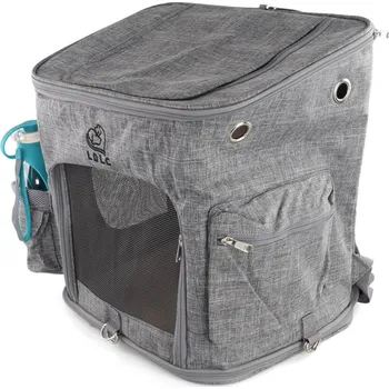 Psí batoh Vsepropejska Alley 2 batoh pro psa s výběhem | do 10 Kg Barva: Šedá
