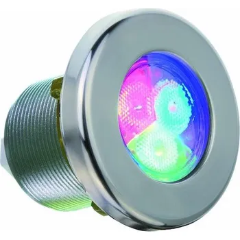Bazénové osvětlení Astralpool reflektor s LED diodami LumiPlus Mini 2.11 RGB barevné 12 V AC - čelo nerez s převlečnou matkou 2˝, pro všechny typy bazénů