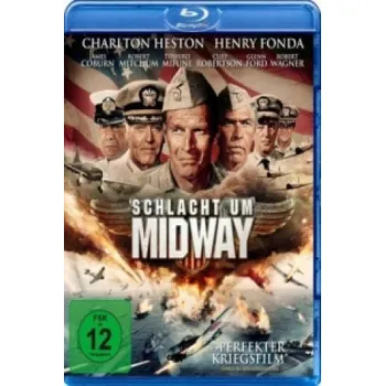 Blu-ray film Schlacht um Midway, 1 Blu-ray: USA – Jack Smight,Henry Fonda,Charlton Heston,Robert Mitchum (DE)
