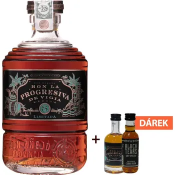 Rum Ron La Progresiva de Vigia Mezcla 8y 41% 0,7 l (holá lahev) + DÁREK