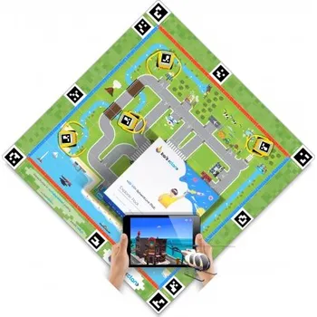 Robot Kai´s Education - Kai´s Clan - AR a VR podložka Smart City Kai´s Education KAI-MAT-SCITY