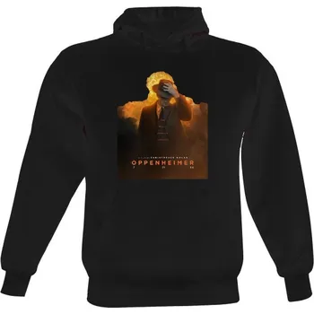 Pánská mikina Pánská mikina s kapucí s potiskem Mikina Oppenheimer pánské