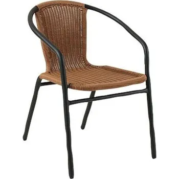 M.A.T. GROUP židle zahradní 55x55x73cm ratan PH/kov ČER