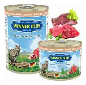 Krmivo pro kočku Winner Plus Menu Hovězí maso se zvěřinou - 395g