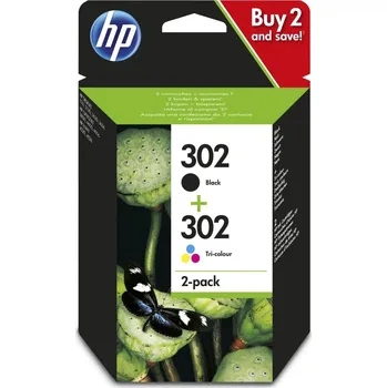 Tiskárna HP 302 combo černá + barevná ink. náplň X4D37AE
