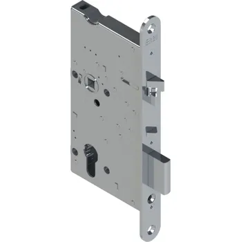 Příslušenství k domovnímu zvonku Samozamykací zámek ERBI 72/65 elektromechanický reverzní, s mikrospínačovou signalizací