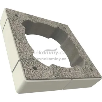 Komín CS-Prstenec bílá cihla 38*38*8 cm