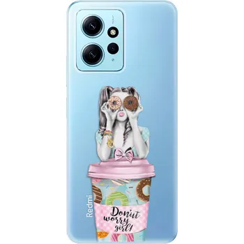 Pouzdro na mobilní telefon Odolné silikonové pouzdro iSaprio - Donut Worry - Xiaomi Redmi Note 12 5G