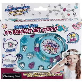 Doplněk pro panenku Náramek s přívěsky 19 ks