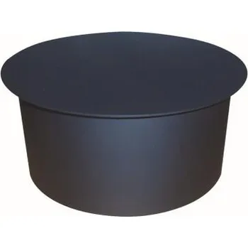 Kouřovod STEEL Processing víčko kouřové 160mm t.1,5mm ČER