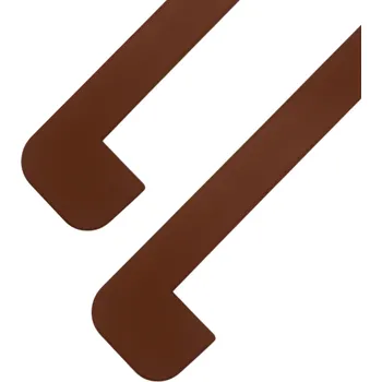 Parapet Koncovka 600 mm pro dřevotřískové parapety, obounosá - olše