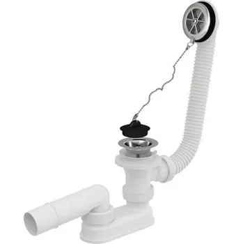 Odtoková souprava pro hlubokou sprchovou vaničku Alca se zápachovou uzávěrou a přepadem A463