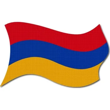 Vlajka Pelisport Arménská vlajka vlající