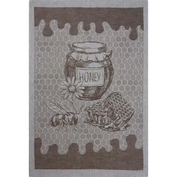 Utěrka Snový svět Včelín III - lněná utěrka