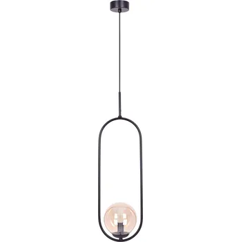 Kaja Venta závěsné svítidlo 1x40 W černá-jantarová K-5120