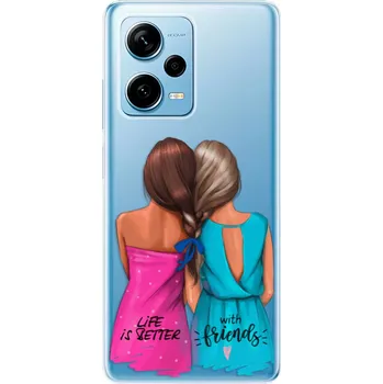 Pouzdro na mobilní telefon Silikonové pouzdro iSaprio - Xiaomi Redmi Note 12 Pro Plus 5G - Best Friends (Odolný silikonový kryt, obal, pouzdro iSaprio - Xiaomi Redmi Note 12 Pro Plus 5G - Best Friends - skvělá ochrana a pružnost, stylový UV potisk, lehkost, tiskne se v České)