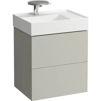 Nábytek Kartell by Laufen - skříňka 58x45 pod umyvadlo H810334, oblázkově šedá H4075580336411