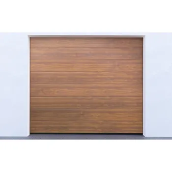 Garážová vrata Sekční garážová vrata VEBRA - Zlatý dub (Sekční garážová vrata)