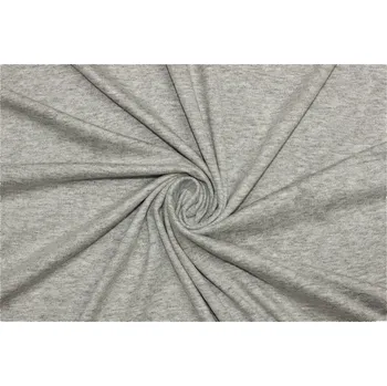 Úplet viskózový - Světle šedý melír